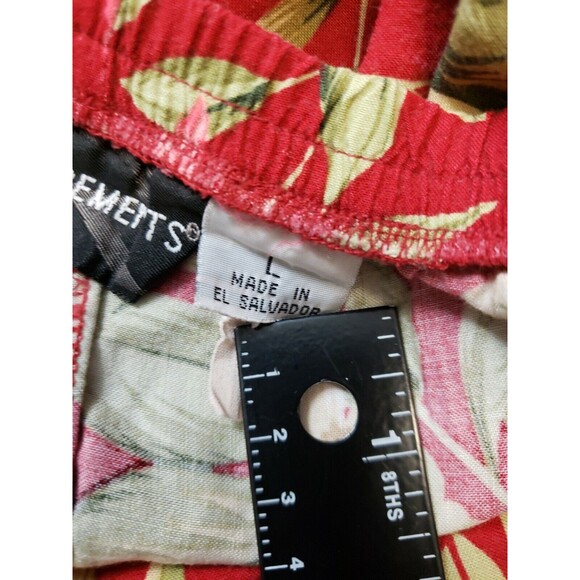 Requirements A-Line Skirt Size 12 Multicolored Floral Elastic Waist Polyester - Picture 7 of 7